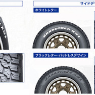 パターンとサイドウォールの高いデザイン性