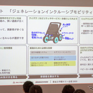 ただベビーカーから車いすになるだけでなく、シェアリングモビリティにもなるのがポイント。