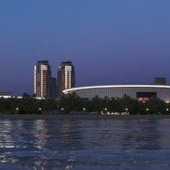 TOYOTA ARENA TOKYO 外観（夜・遠景）