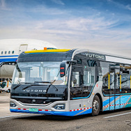 中国の宇通客車（Yutong Bus、ユートン）の空港用EVエプロンバス