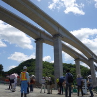 開通前の高速道路本線を歩こう！「新名神高速道路」工事現場見学　3月5日