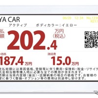 MiraX、デジタルプライスボード『お車価さま』をIAAE 2025で訴求…中古車の総額表示に対応