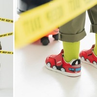 人気のゴミ収集車モチーフも、車好きキッズ向けスニーカー「IFME のりものシリーズ」新登場