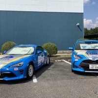 ラリーカーを子どもたちの描いたイラストでラッピング…「トヨタテクニカルディベロップメント」びわ湖高島ラウンド参戦へ