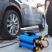 洗車で「水シミZERO」、水道に取り付けるだけで純水を生成…サンコーが発売
