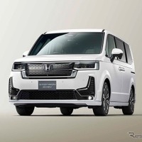 ステップワゴン スパーダ用の装着可能な純正アクセサリー「バンパーワイドガーニッシュ」…ホンダアクセス