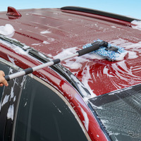 花粉・黄砂対策に特化した「洗車スポンジ」、モップタイプとミトンタイプの2種類を発売