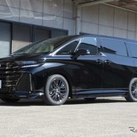 マイチェン後『ヴェルファイア』をローダウン…タナベのカスタムスプリング「サステックDF210」