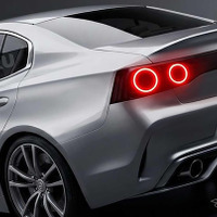 日産『スカイライン』次期型への期待高まる…丸型4灯のテールランプ、Skyline“ロゴ