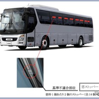 ＜リコール情報＞ヒュンダイ、バス『PY』をリコール…スライド窓が保安基準に適合しない