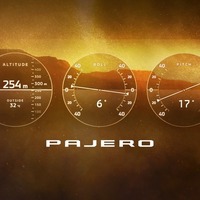 三菱・パジェロ新型「マルチメーター」採用へ、走行状況をリアルタイム表示