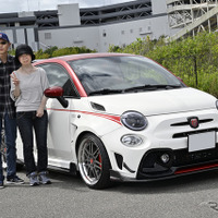 白×赤×黒で魅せる！ 走りも楽しめる大人のアバルト595…CARTUNE ALL USERS MEET神戸