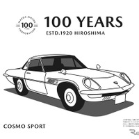 マツダ　三輪トラック、R360クーペ、コスモスポーツの「ぬり絵」…100周年記念