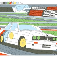 BMW　ぬり絵とペーパークラフト配信 … 自宅で過ごすために 画像