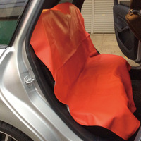 リアシートを汚すなどのクレームを防ぐ 厚皮素材の後席カバー「リアシートカバー PVC1417」…サンクスギヴィング 画像