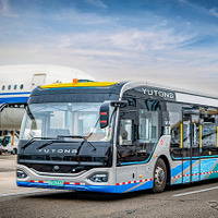 空港用EVエプロンバス、中国から輸出の新記録…宇通客車