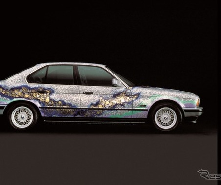 日本画家が90年代『535i』にアートを描く、麻布台「FREUDE by BMW」で期間限定公開へ 画像