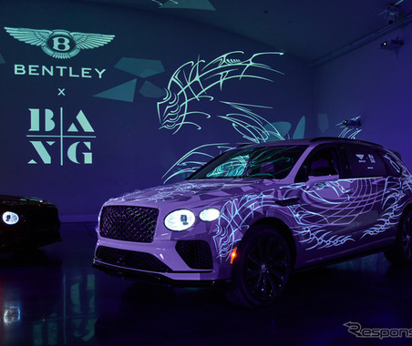 「光で浮き上がるタトゥー」をベンテイガに“完全オーダーメイド”の計画も発表…ベントレー 画像