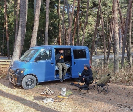 「FOLKWOOD VILLAGE 八ヶ岳」にキャンピングカー常設の車中泊体験プラン登場 画像