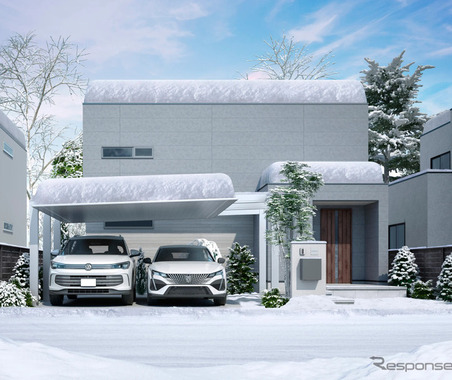 LIXIL、積雪地域向けアルミ屋根カーポート開発…6月発売 画像