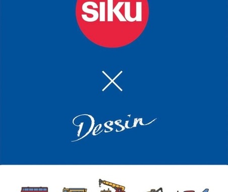 ドイツ・ミニカーブランド「siku」と、Dessinとのコラボ第3弾アイテム…キッズ向けTシャツなどをリリース 画像