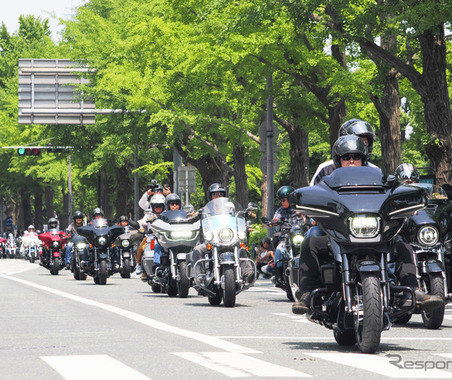 ハーレーダビッドソン、横浜で交通安全パレード開催へ 先頭ライダーは魔裟斗 画像