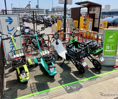 EVバイクシェアサービスの実証実験、大阪国際空港で開始…16歳以上は免許証不要 画像