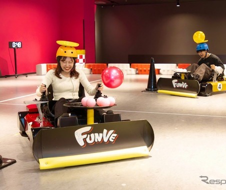トヨタの新感覚ライドアトラクション『FUNVE』、VS PARK横浜に導入 画像
