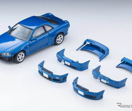 カスタムパーツが付け替え可能な高級トミカ、「日産 スカイライン25GT TURBO」11月発売 画像