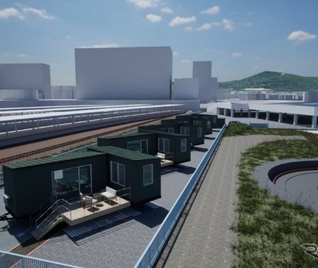 JR函館駅前にトレーラーハウス「無人宿泊施設」を開業へ…ミサワホーム 画像