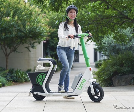 電動モビリティシェア「Lime」、イオン東雲店に国内最大規模のポート開設 画像