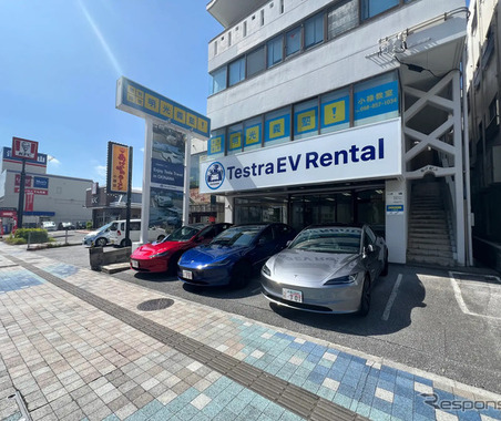沖縄にテスラ専門レンタカー、那覇空港から5分の立地に開業…「Testra EV Rental」 画像
