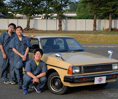 20歳の学生とZ世代の教官が45年前のサニー復活を目指して奮闘中…埼玉自動車大学校クラシックカークラブ 画像