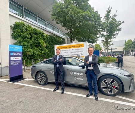 ボッシュと共同開発、車両が安全に「見て行動する」ADAS量産開始…中国WeRide 画像