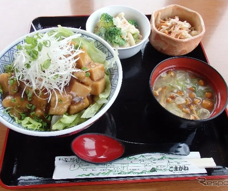 駒ヶ岳SAで中央道50周年記念メニュー、飯田短大生が考案…12月1日から期間限定販売 画像