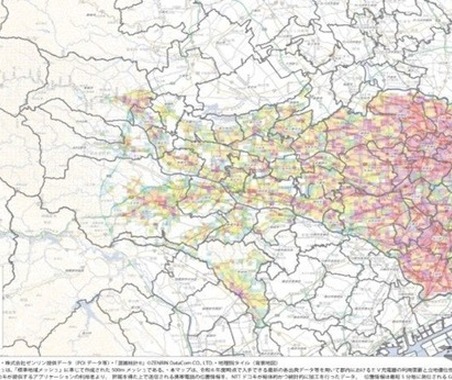ゼンリン、東京都のEV充電器設置需要マップに地理空間情報を提供 画像
