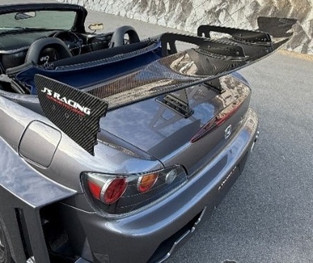 ホンダ『S2000』用ドライカーボン製GTウイング…全幅1800mmの超ワイドサイズ 画像