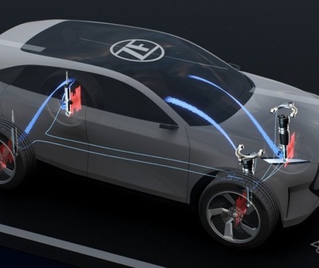 ZF、ソフトウェアでタイヤノイズを低減する新技術を世界初公開へ…CES 2026 画像