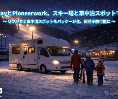 スキー場駐車場で車中泊、リフト券とセット販売…カーステイステーション6か所で展開へ 画像