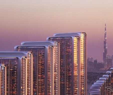 世界初のメルセデスベンツ・ブランド都市、ドバイに誕生…12棟のタワー群で構成 画像