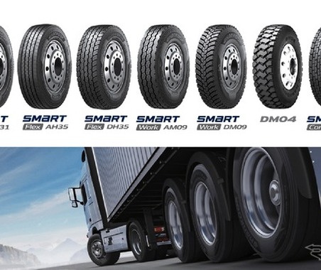 ハンコックタイヤがトラック用タイヤ市場に参入、物流業界向けに本格展開、7種のトラック用タイヤを一挙投入 画像