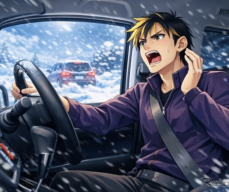 大雪や積雪・凍結路での自動車運転…出発前の準備・運転中の注意点・緊急時の対応 画像