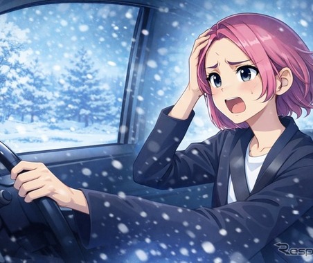 大雪での自動車運転、降り出したときの対応と出発前の準備…注意・警戒 画像