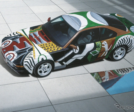 BMWアートカー、アートバーゼルカタール2026で披露…ホックニーの8シリーズ 画像