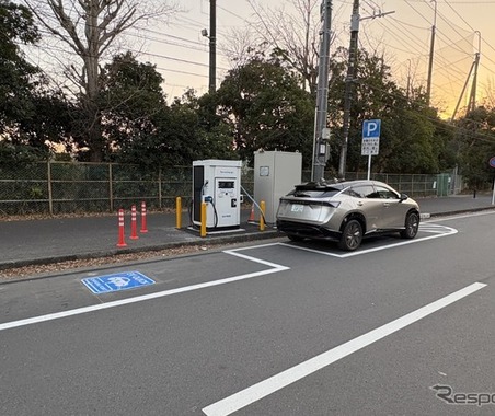全国初の公募事業化の公道EV充電ステーション、横浜市で運用開始…テラチャージ 画像