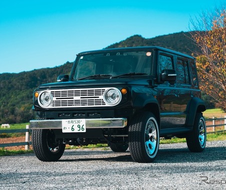 ジムニーに名車「スズライトキャリィ」に敬意の「鈴ライトグリル」、オートルビーズが実車で展示へ…大阪オートメッセ2026 画像