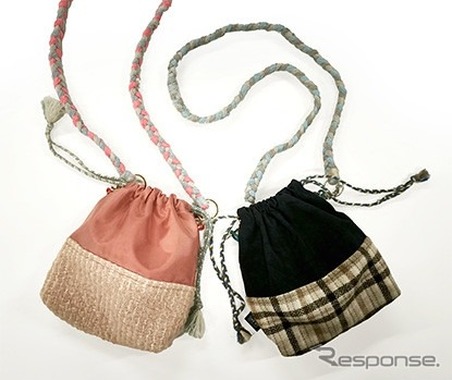 豊田合成、自動車部品の端材をアップサイクル…尾州産地の繊維展示会で見本市開催 画像