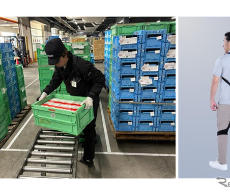 「マッスルスーツ」で作業負担を軽減、ヤマハ発動機が物流倉庫に導入 画像