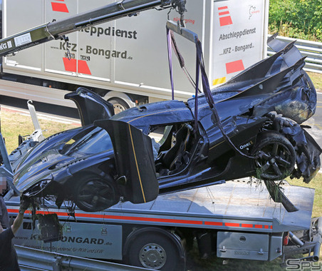 7億円のスーパーカーがニュルで大クラッシュ！ 衝撃の一部始終公開！ 画像