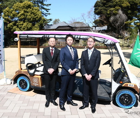 ブリヂストン『AirFree』東京都内初実装、杉並区のグリーンスローモビリティで見えた実力 画像